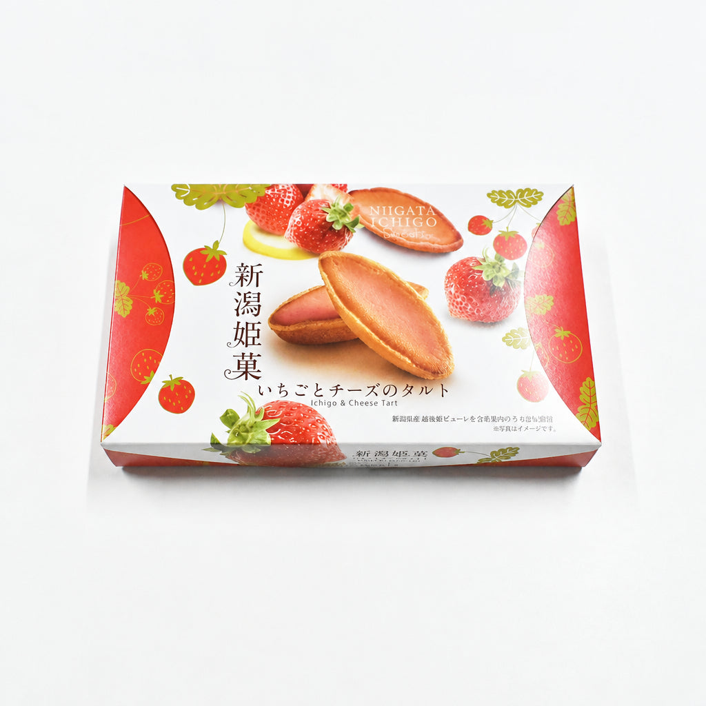 新潟姫菓 いちごとチーズのタルト 6個入 – 新潟県観光物産オンライン