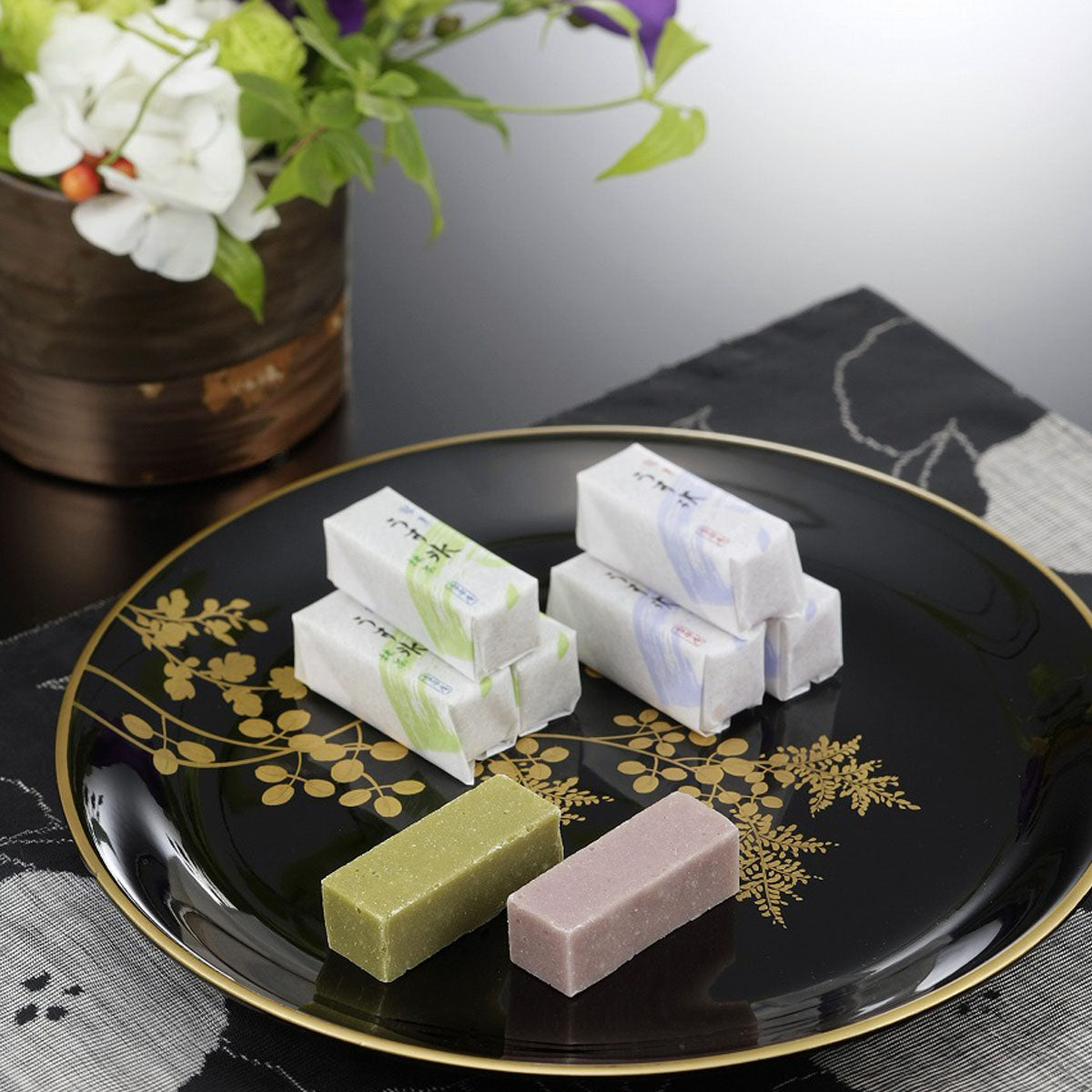 うす氷 小豆と抹茶　5個入