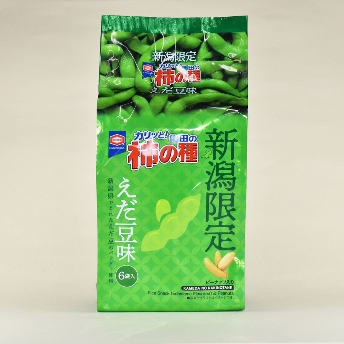 亀田の柿の種 えだ豆味 108g – 新潟県観光物産オンラインショップ