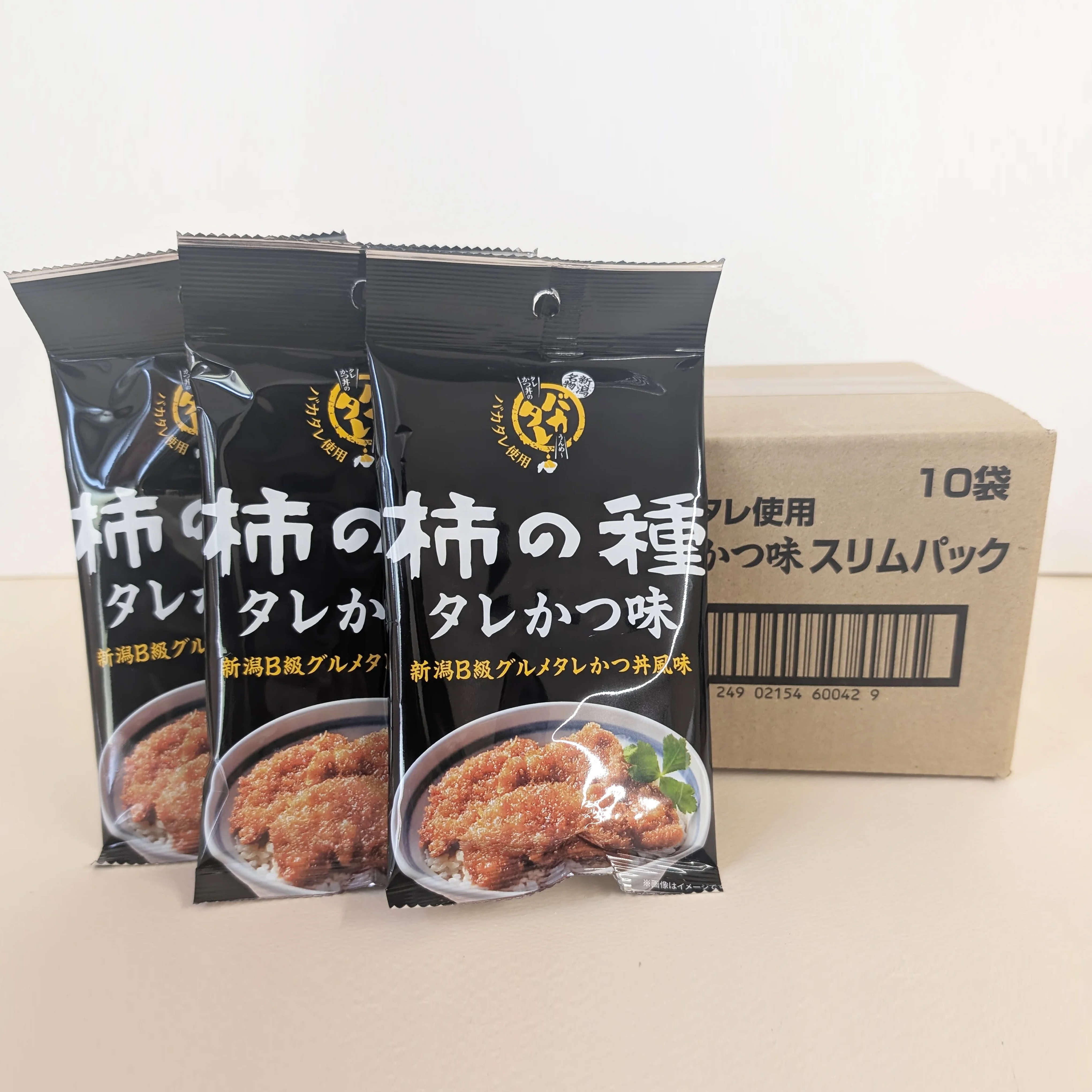 浪花屋　柿の種タレかつ味 スリムパック10袋（1ＢＯＸ）