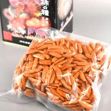 期間限定！浪花屋柿の種　花火缶