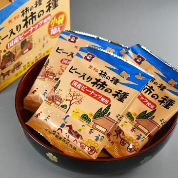 浪花屋　化粧箱　ピー入り柿の種