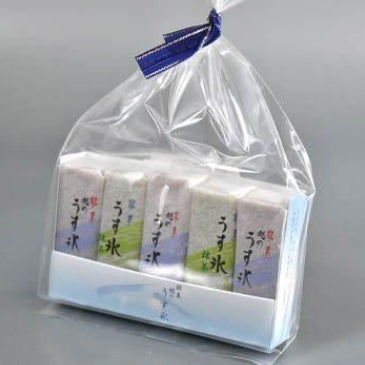 うす氷 小豆と抹茶　5個入
