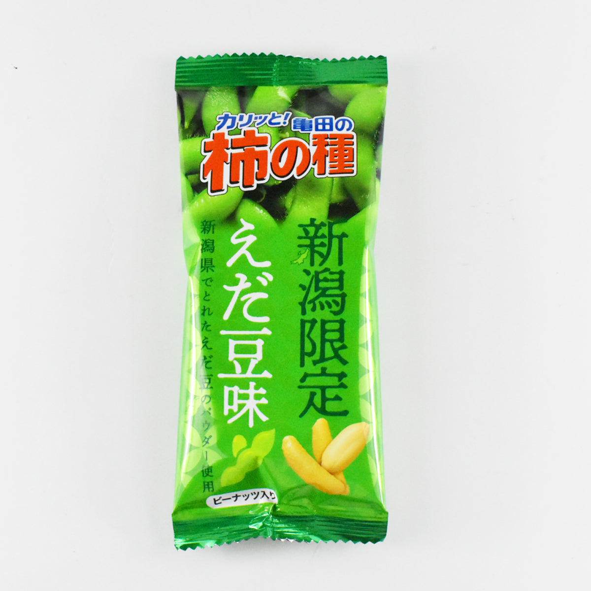 新潟限定　亀田の柿の種　えだ豆味　18ｇ×10個（180ｇ）