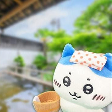 ちいかわ　温泉地限定　ハチワレ　マスコットキーホルダー