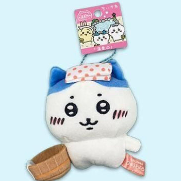 ちいかわ　温泉地限定　ハチワレ　マスコットキーホルダー