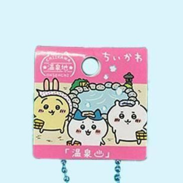 ちいかわ　温泉地限定　ハチワレ　マスコットキーホルダー