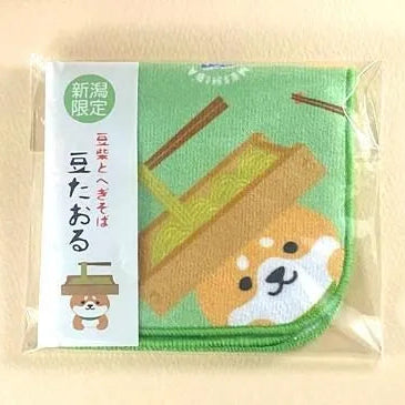 新潟限定　豆たおる　マメしばとへぎそば