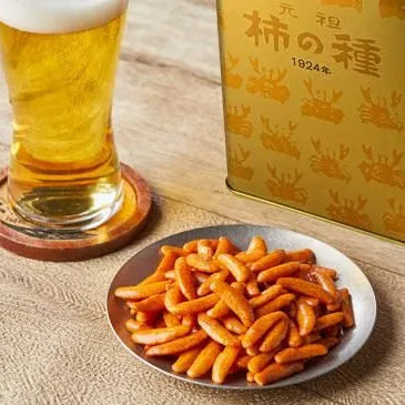 期間限定！浪花屋元祖柿の種　100周年記念缶