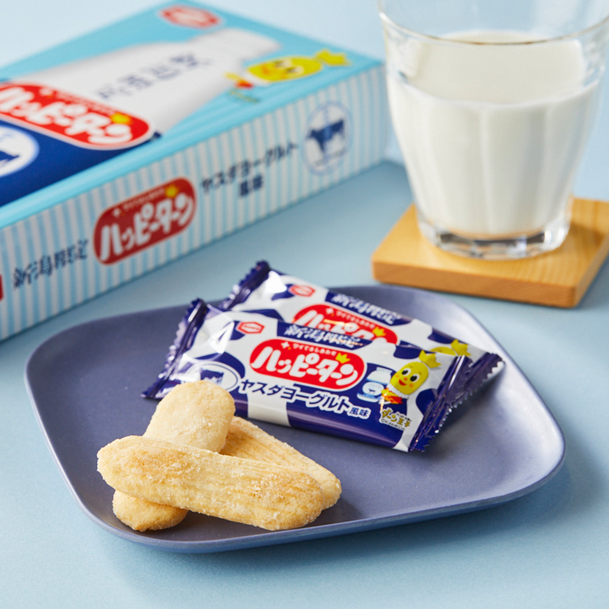 新潟限定！ハッピーターンヤスダヨーグルト