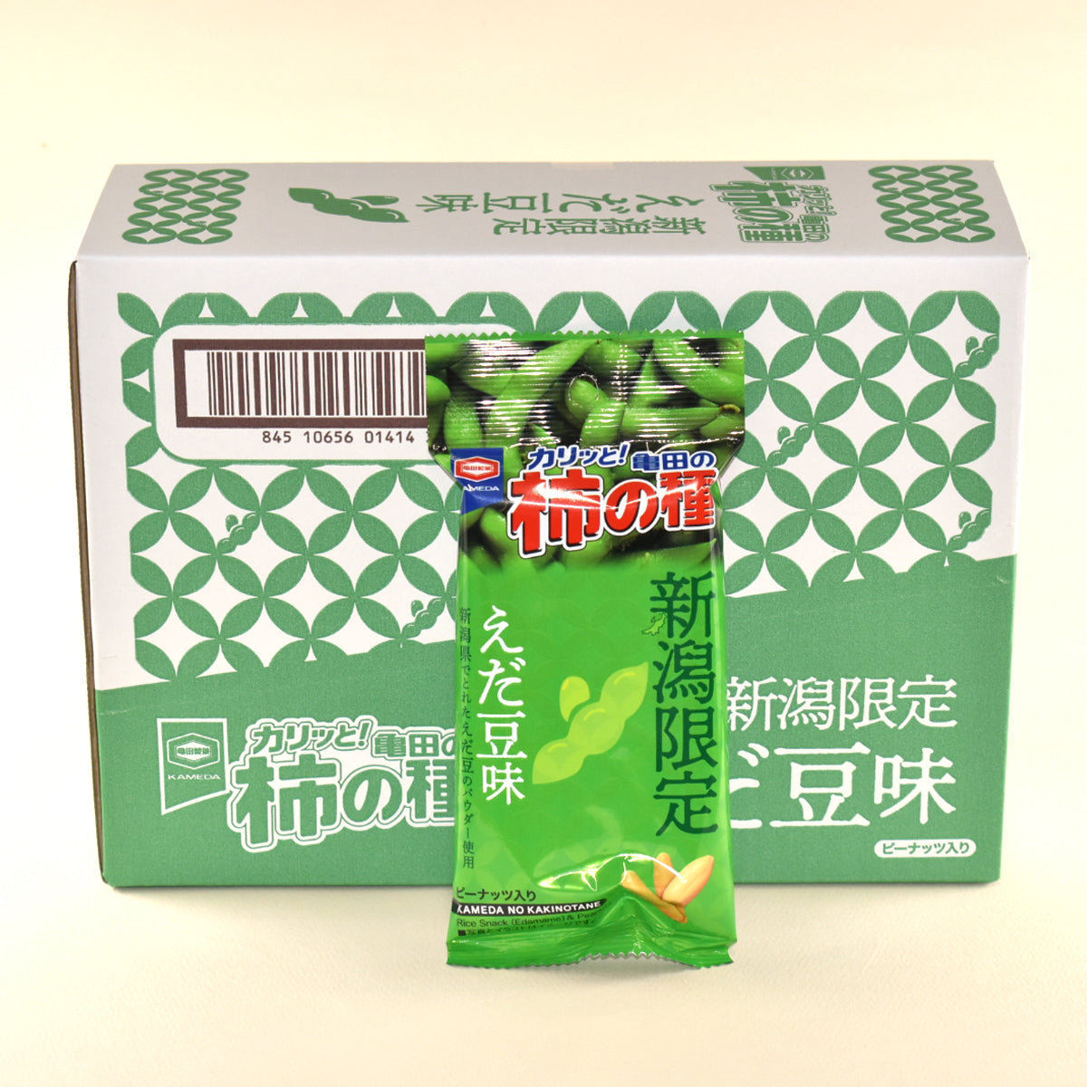 新潟限定　亀田の柿の種　えだ豆味  56ｇ×10個
