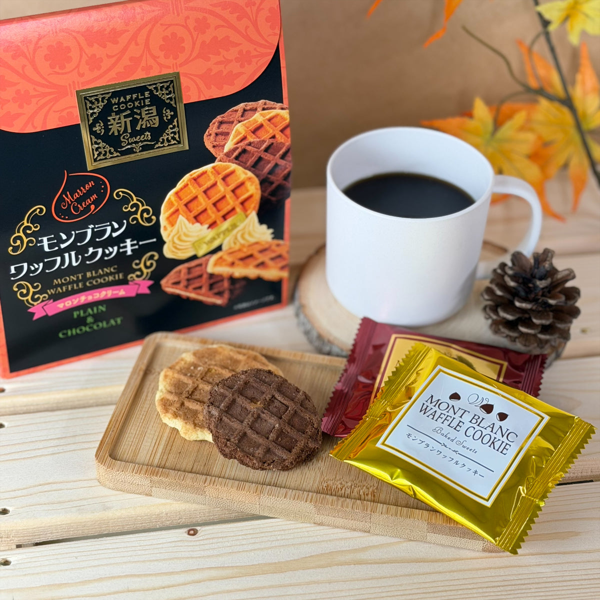 新潟モンブランワッフルクッキー