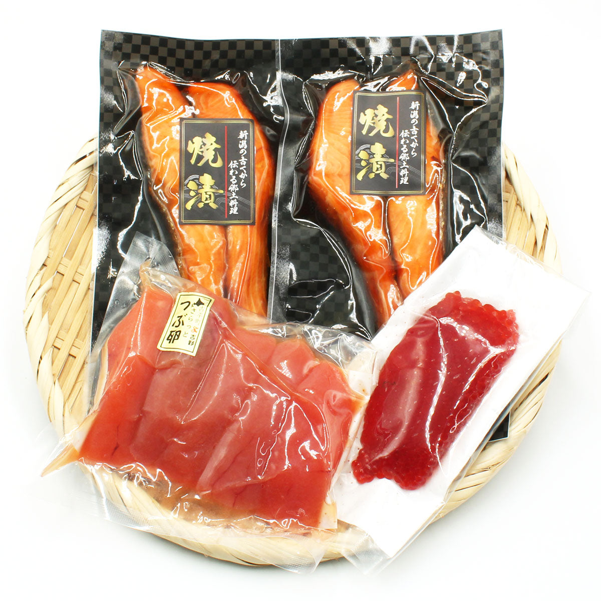 鮭焼漬たらこ筋子詰め合せ