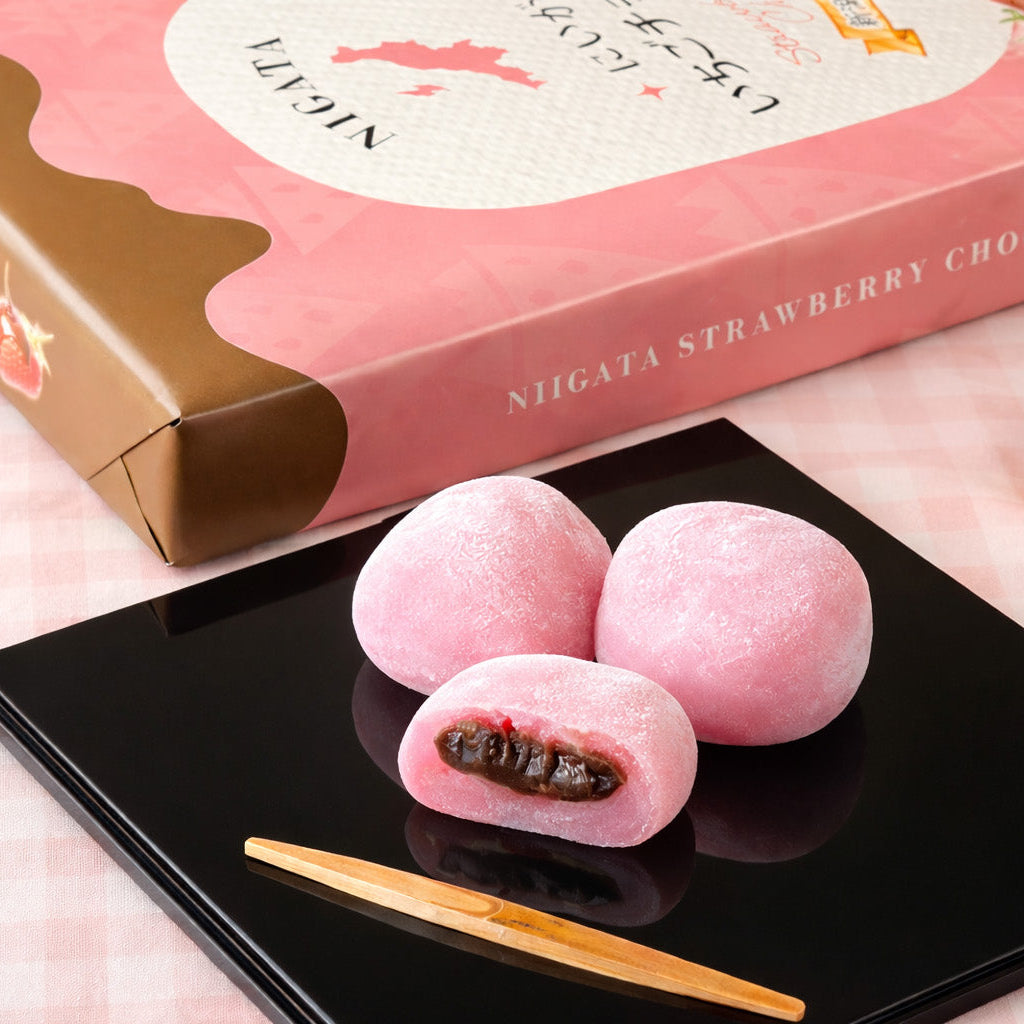 にいがたいちごチョコ大福