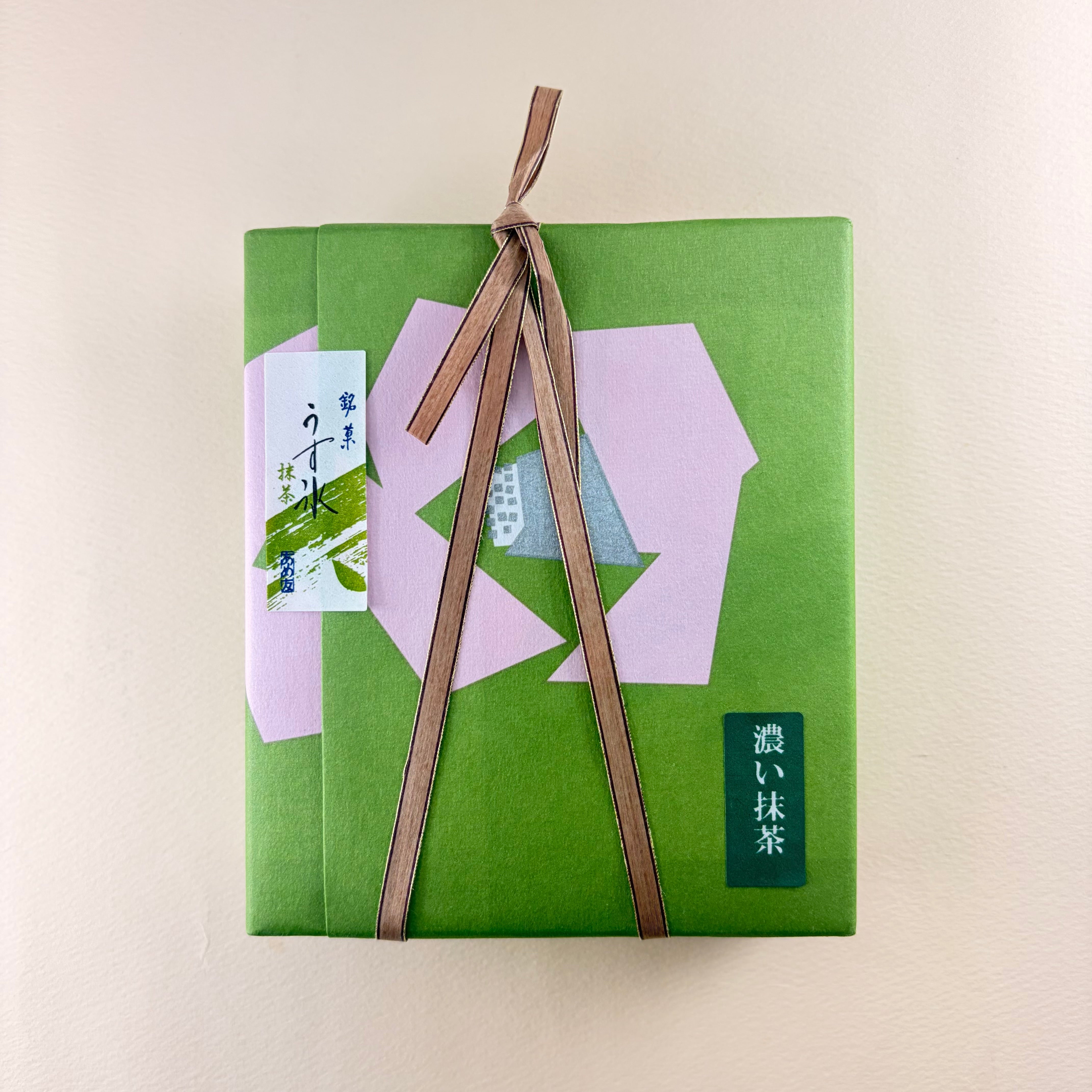 うす氷 濃い抹茶  10個入※注文より４営業日後発送