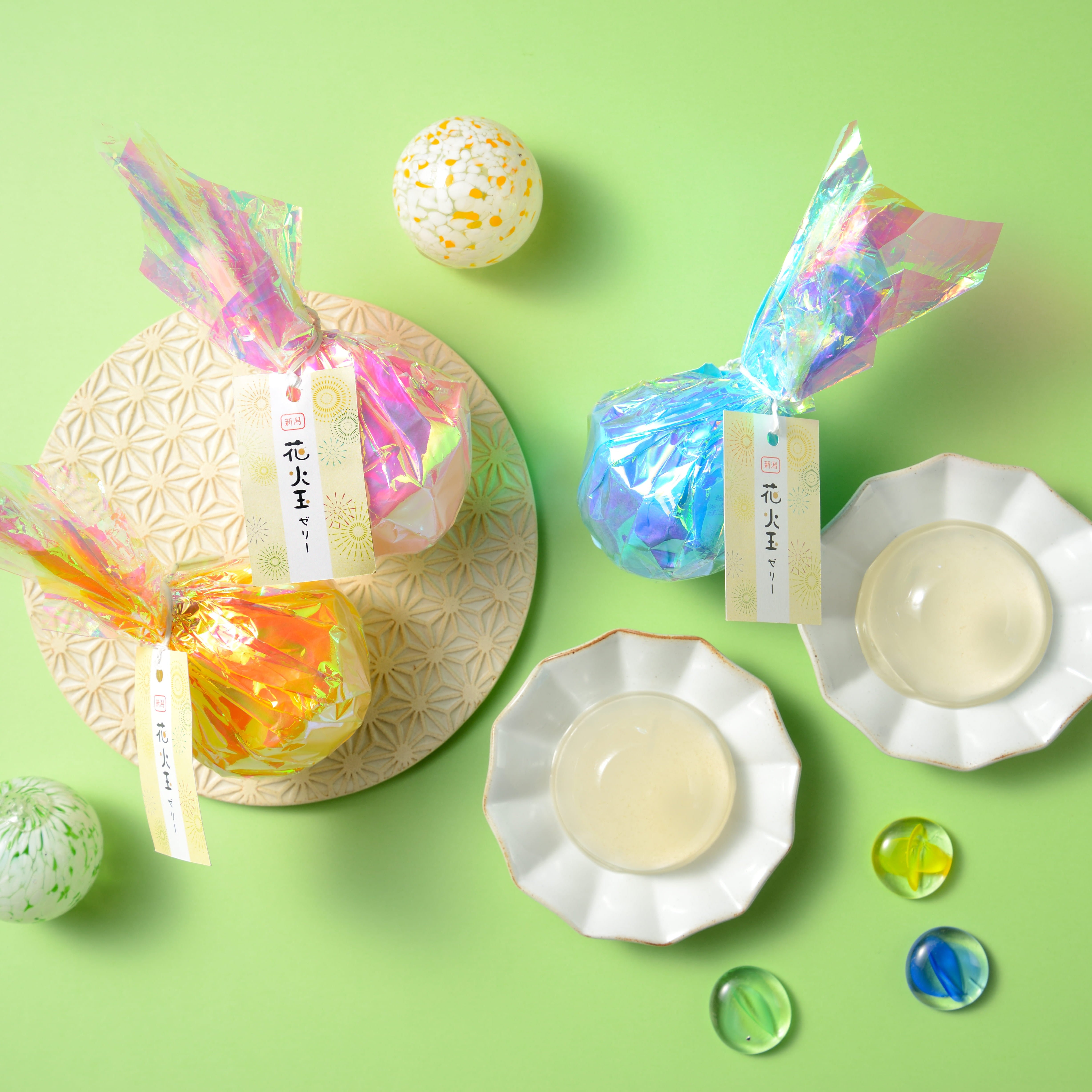 にいがた花火玉ゼリー（ ルレクチェ）※ランダム1色