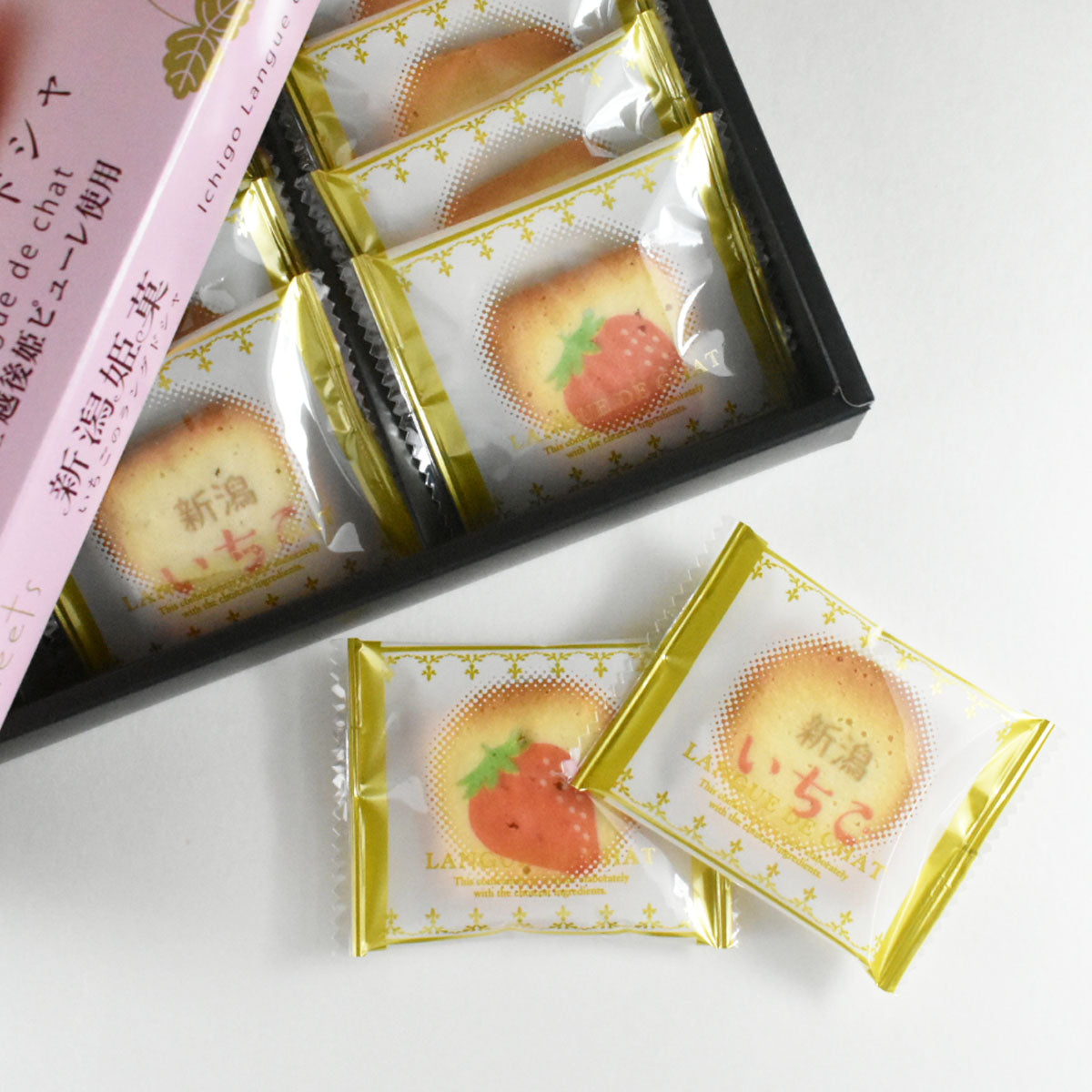 新潟姫菓いちごのラングドシャ